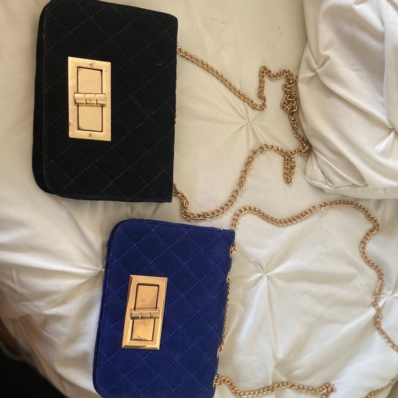 Black and navy blue purse sold together ! - Picture 1 of 3